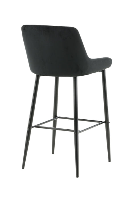 Plaza Barhocker - schwarz/Polyester - Barhocker - ALVAHOME