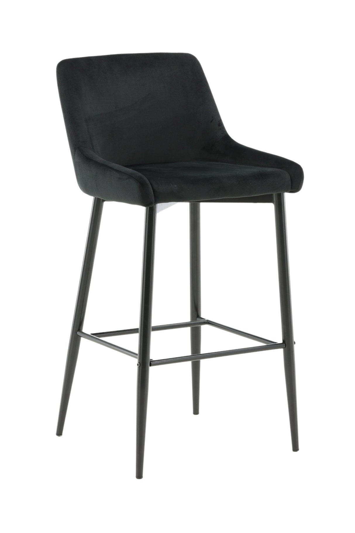 Plaza Barhocker - schwarz/Polyester - Barhocker - ALVAHOME
