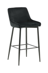 Plaza Barhocker - schwarz/Polyester - Barhocker - ALVAHOME