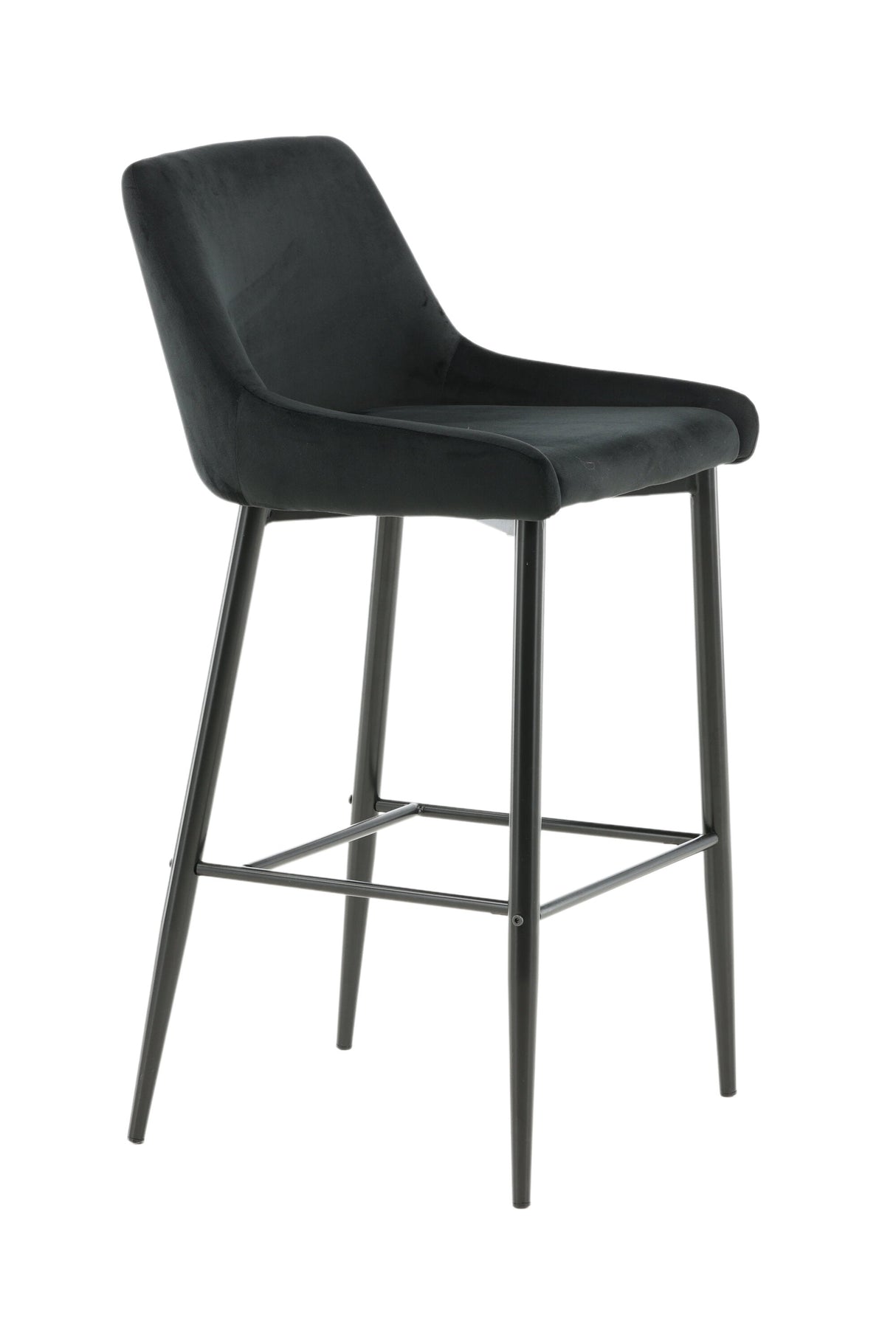 Plaza Barhocker - schwarz/Polyester - Barhocker - ALVAHOME