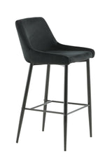 Plaza Barhocker - schwarz/Polyester - Barhocker - ALVAHOME