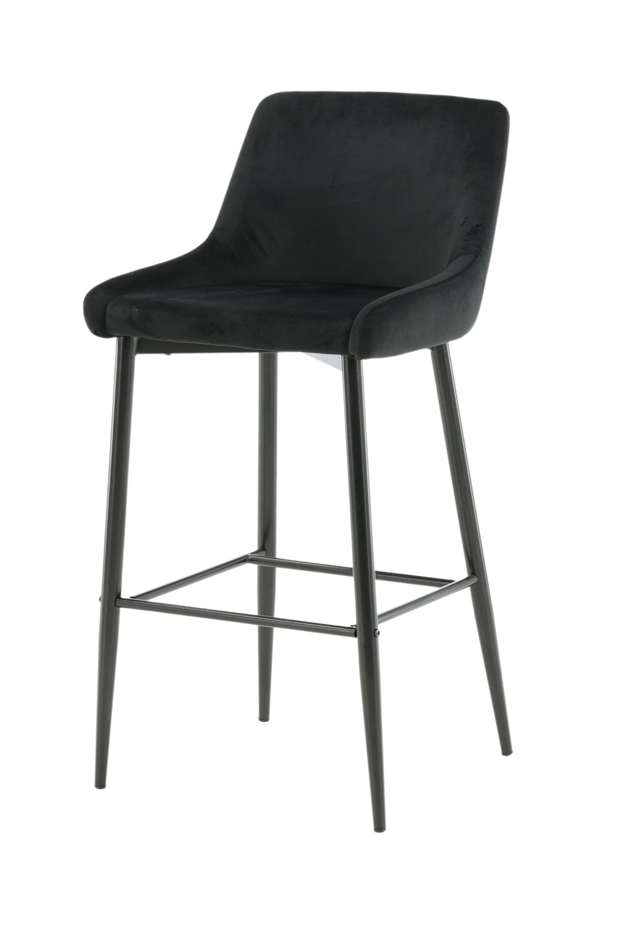 Plaza Barhocker - schwarz/Polyester - Barhocker - ALVAHOME