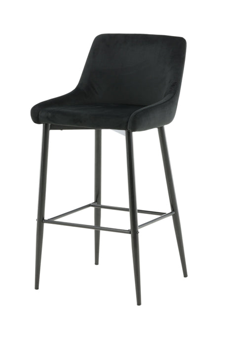 Plaza Barhocker - schwarz/Polyester - Barhocker - ALVAHOME