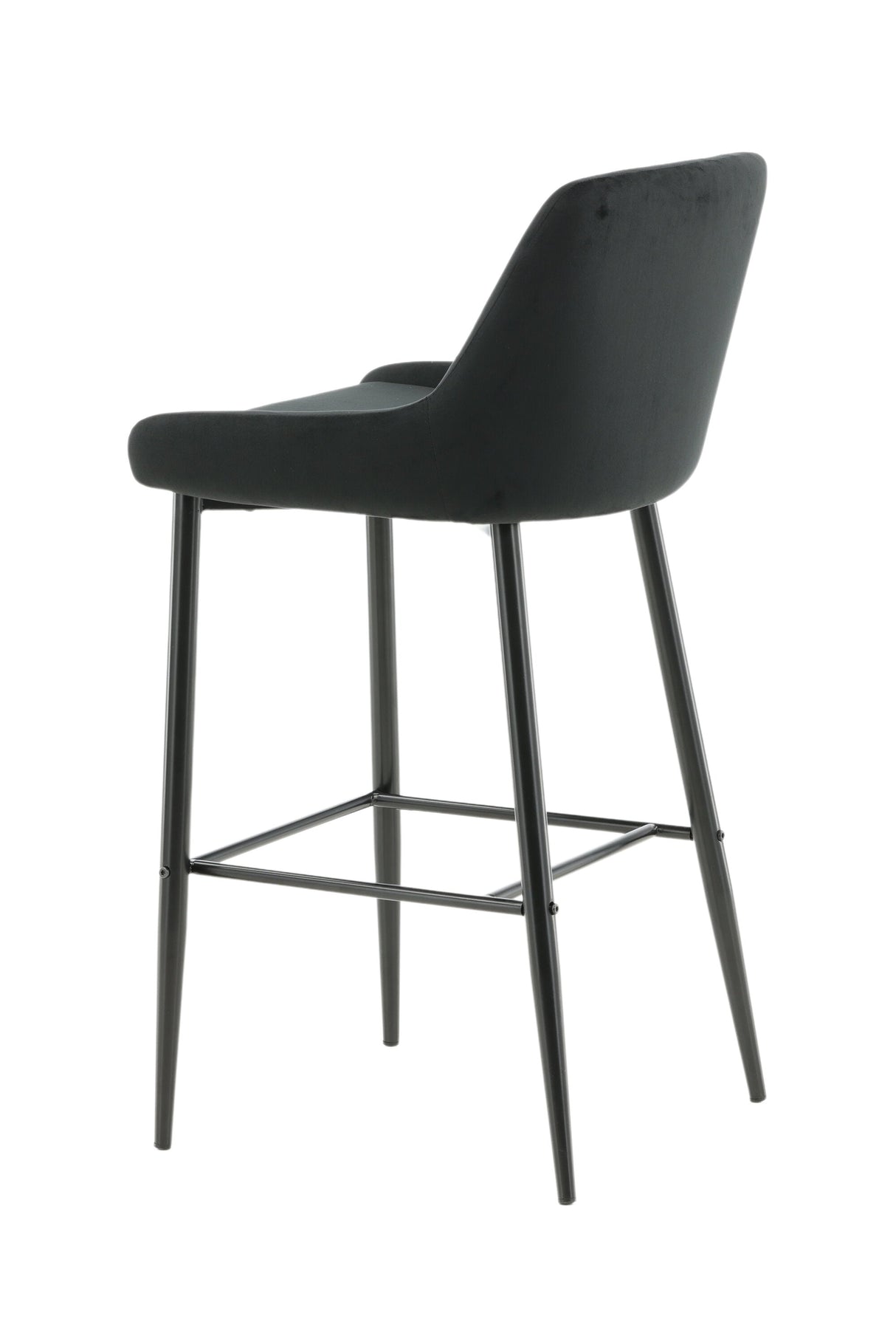 Plaza Barhocker - schwarz/Polyester - Barhocker - ALVAHOME