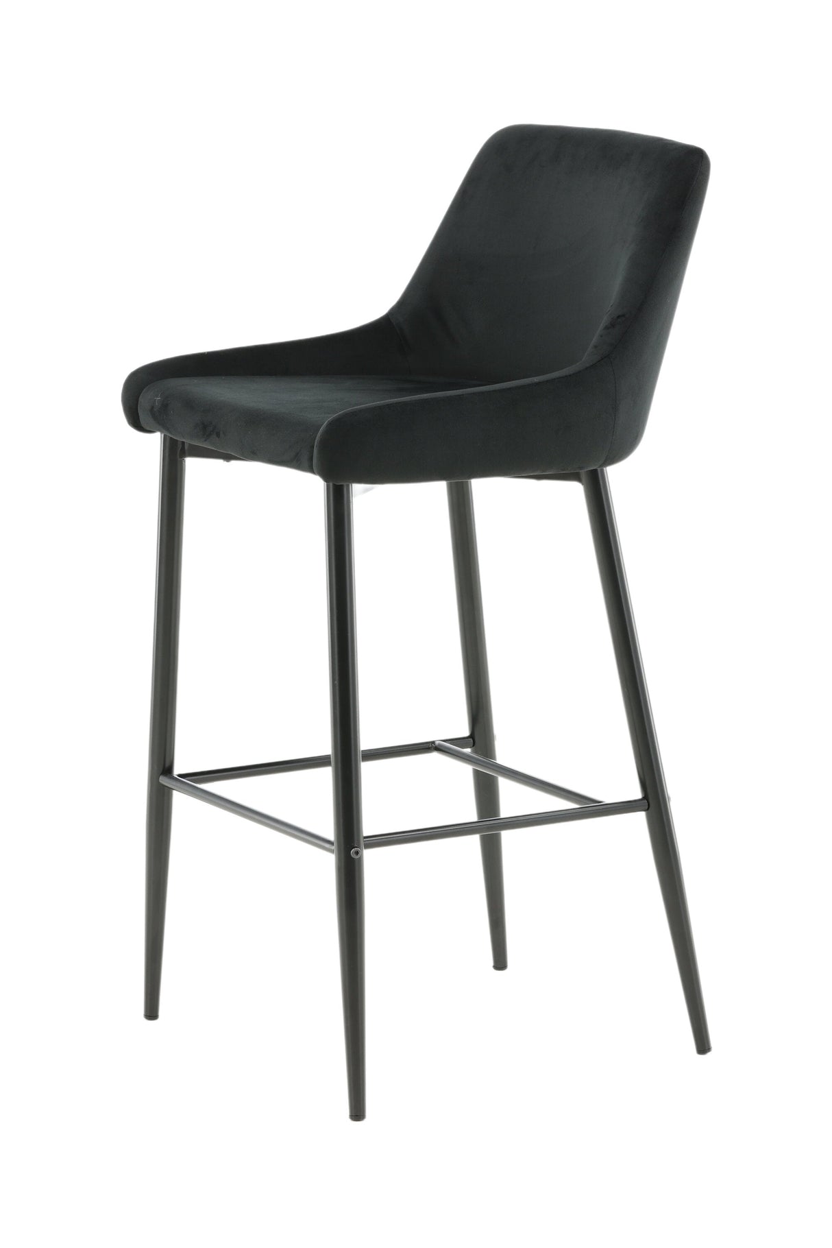 Plaza Barhocker - schwarz/Polyester - Barhocker - ALVAHOME