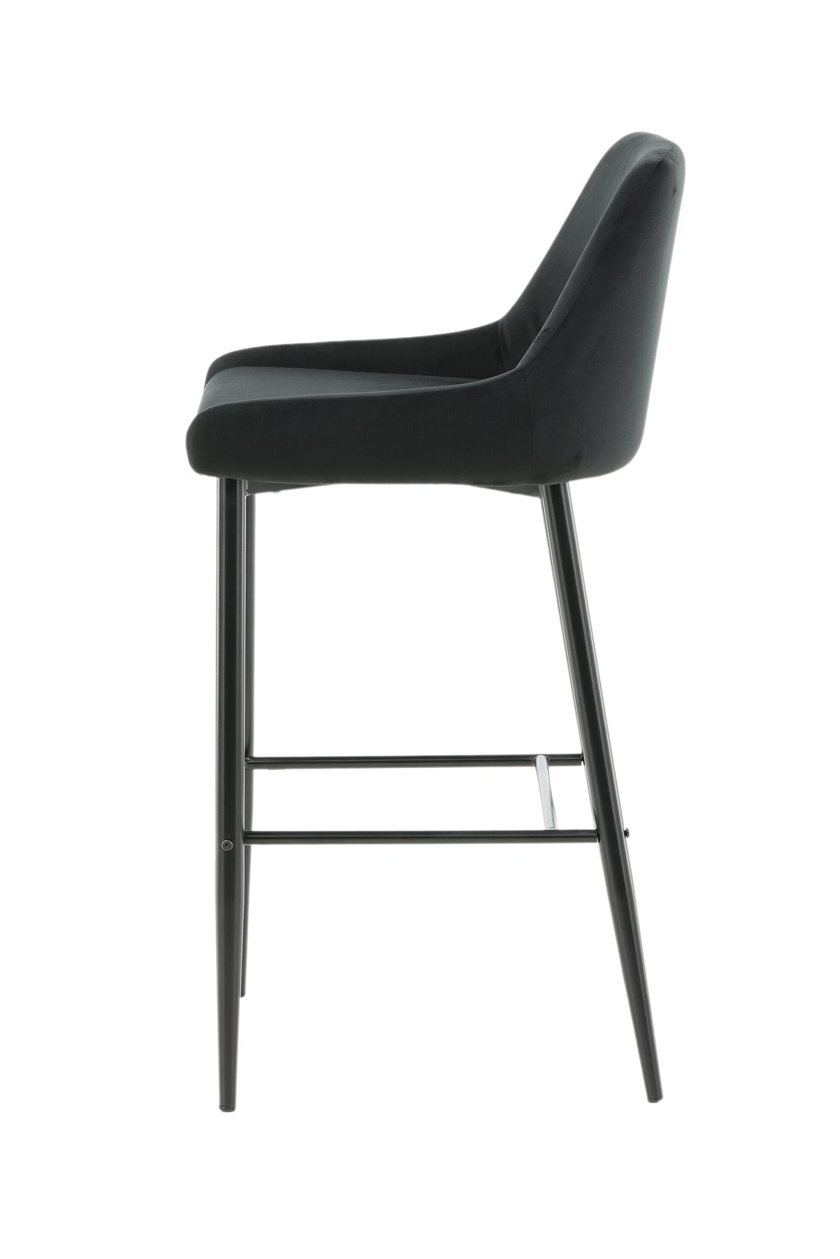 Plaza Barhocker - schwarz/Polyester - Barhocker - ALVAHOME
