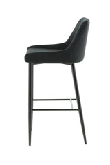 Plaza Barhocker - schwarz/Polyester - Barhocker - ALVAHOME