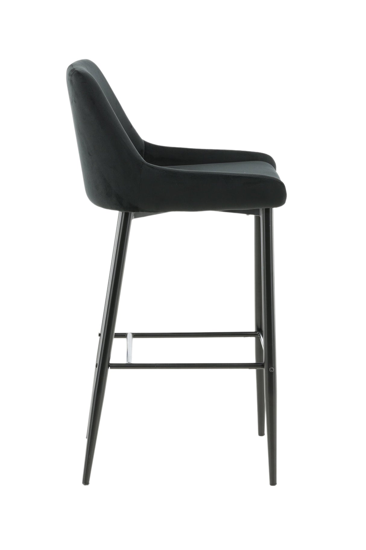 Plaza Barhocker - schwarz/Polyester - Barhocker - ALVAHOME