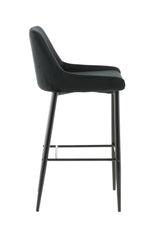 Plaza Barhocker - schwarz/Polyester - Barhocker - ALVAHOME