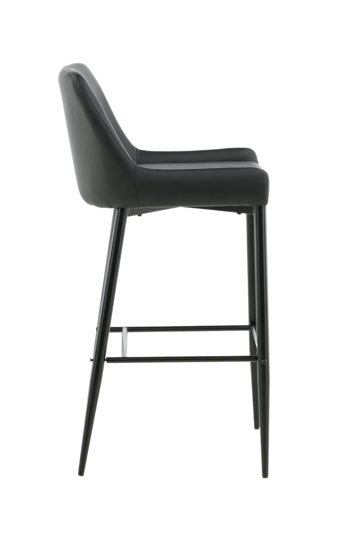 Plaza Barhocker - schwarz/PU - Barhocker - ALVAHOME