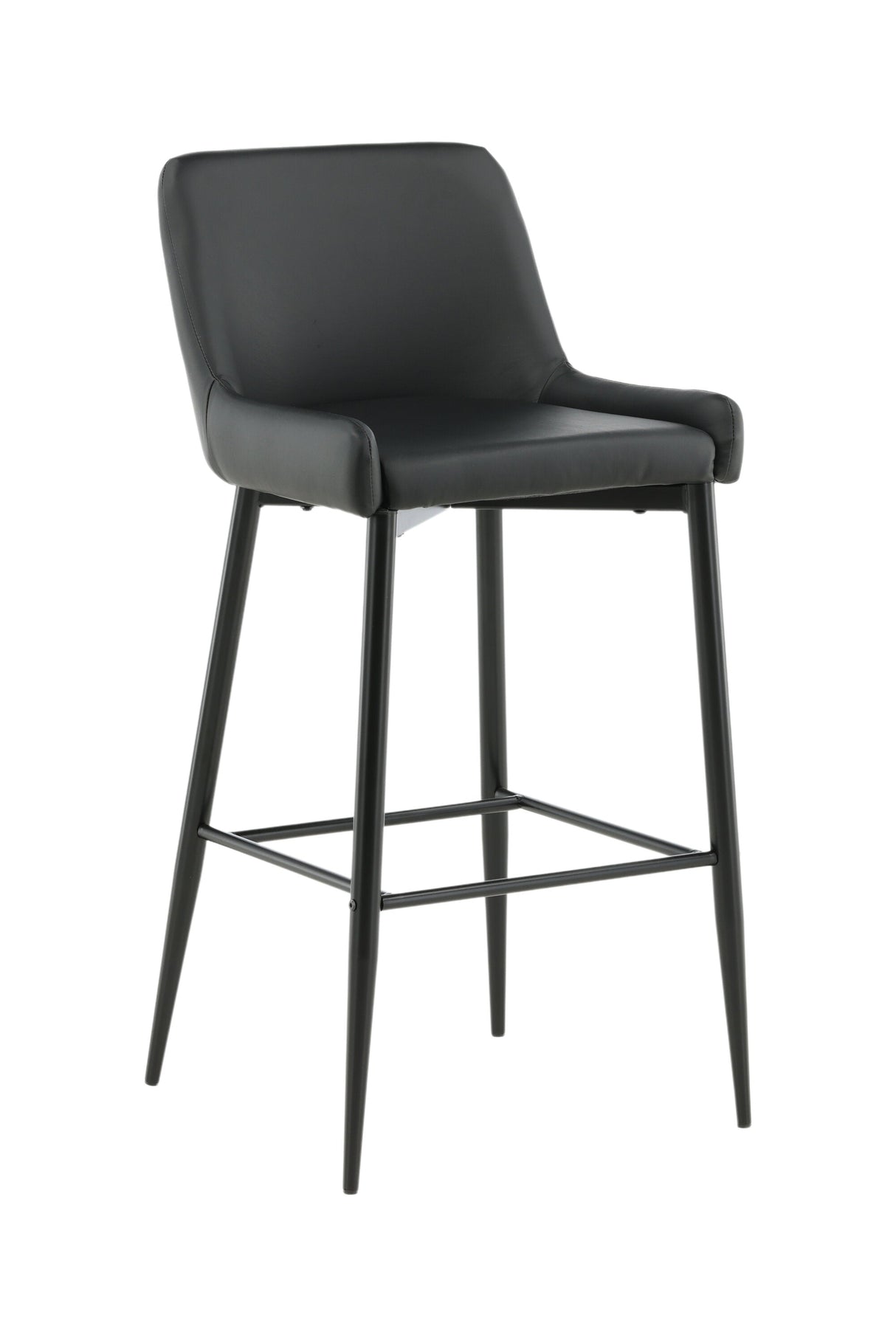 Plaza Barhocker - schwarz/PU - Barhocker - ALVAHOME