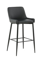 Plaza Barhocker - schwarz/PU - Barhocker - ALVAHOME