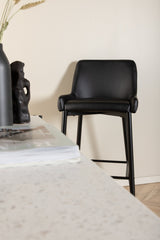 Plaza Barhocker - schwarz/PU - Barhocker - ALVAHOME