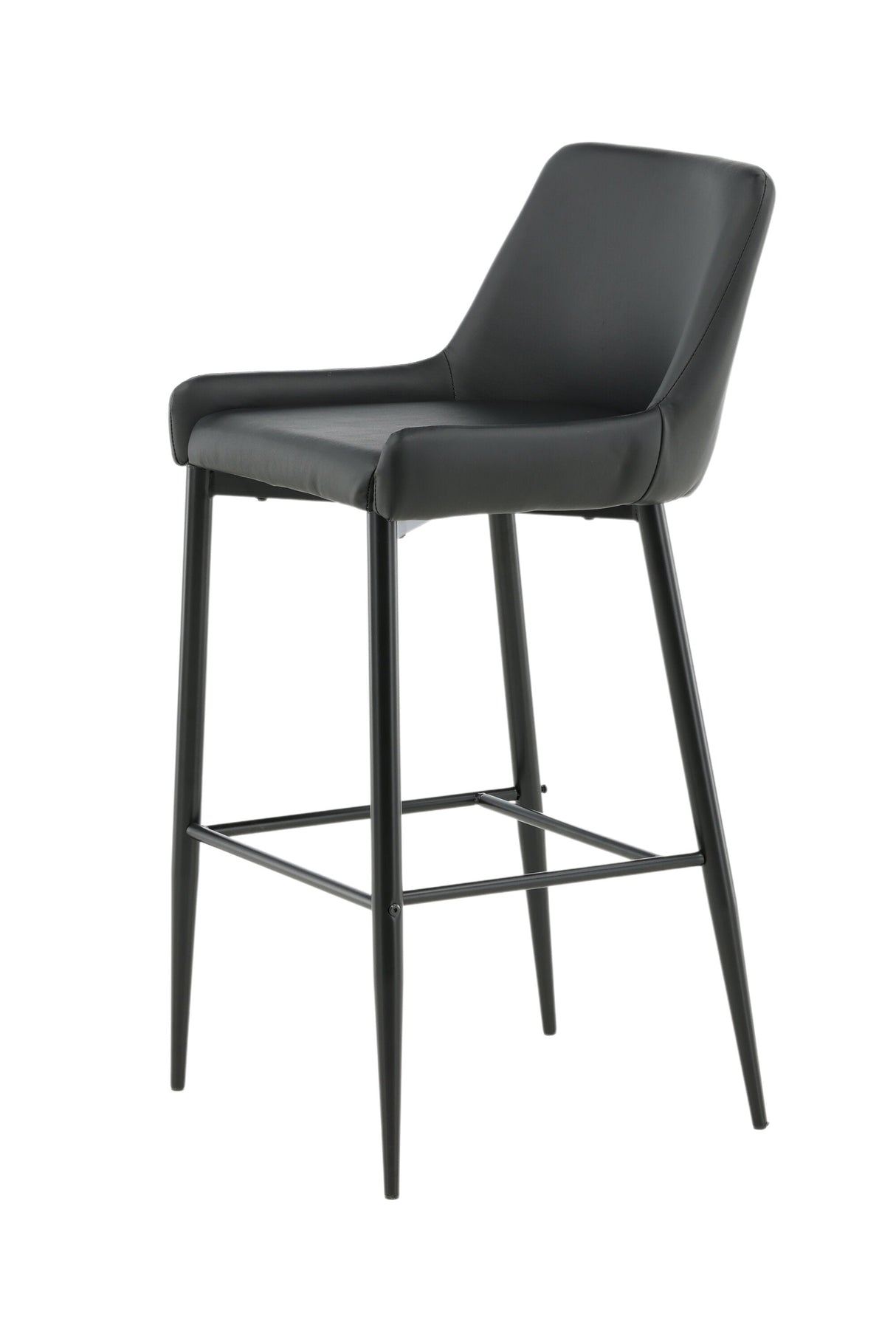Plaza Barhocker - schwarz/PU - Barhocker - ALVAHOME