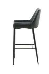 Plaza Barhocker - schwarz/PU - Barhocker - ALVAHOME
