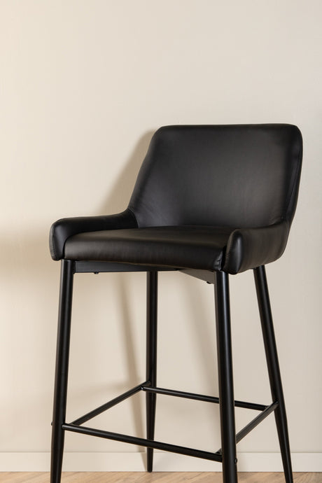 Plaza Barhocker - schwarz/PU - Barhocker - ALVAHOME