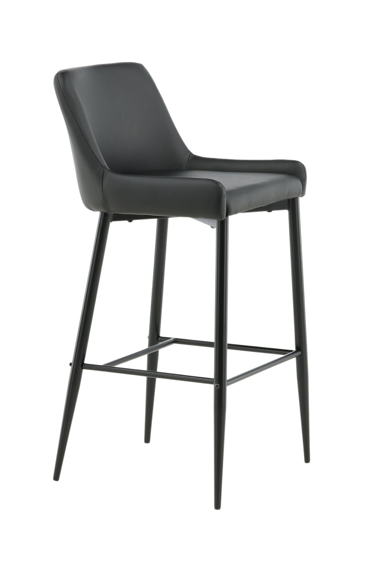 Plaza Barhocker - schwarz/PU - Barhocker - ALVAHOME