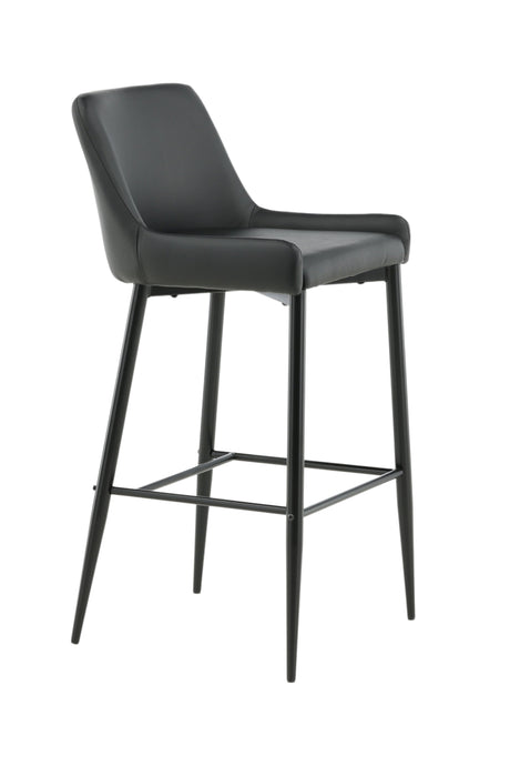 Plaza Barhocker - schwarz/PU - Barhocker - ALVAHOME