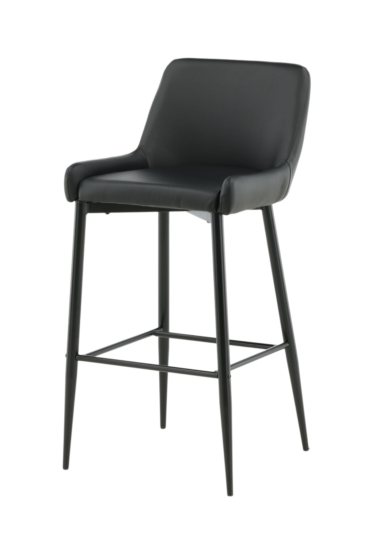 Plaza Barhocker - schwarz/PU - Barhocker - ALVAHOME