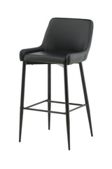 Plaza Barhocker - schwarz/PU - Barhocker - ALVAHOME