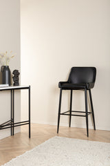 Plaza Barhocker - schwarz/PU - Barhocker - ALVAHOME