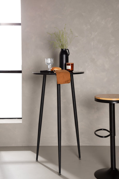 Plaza Bartisch - schwarz/MDF - Bartische - ALVAHOME