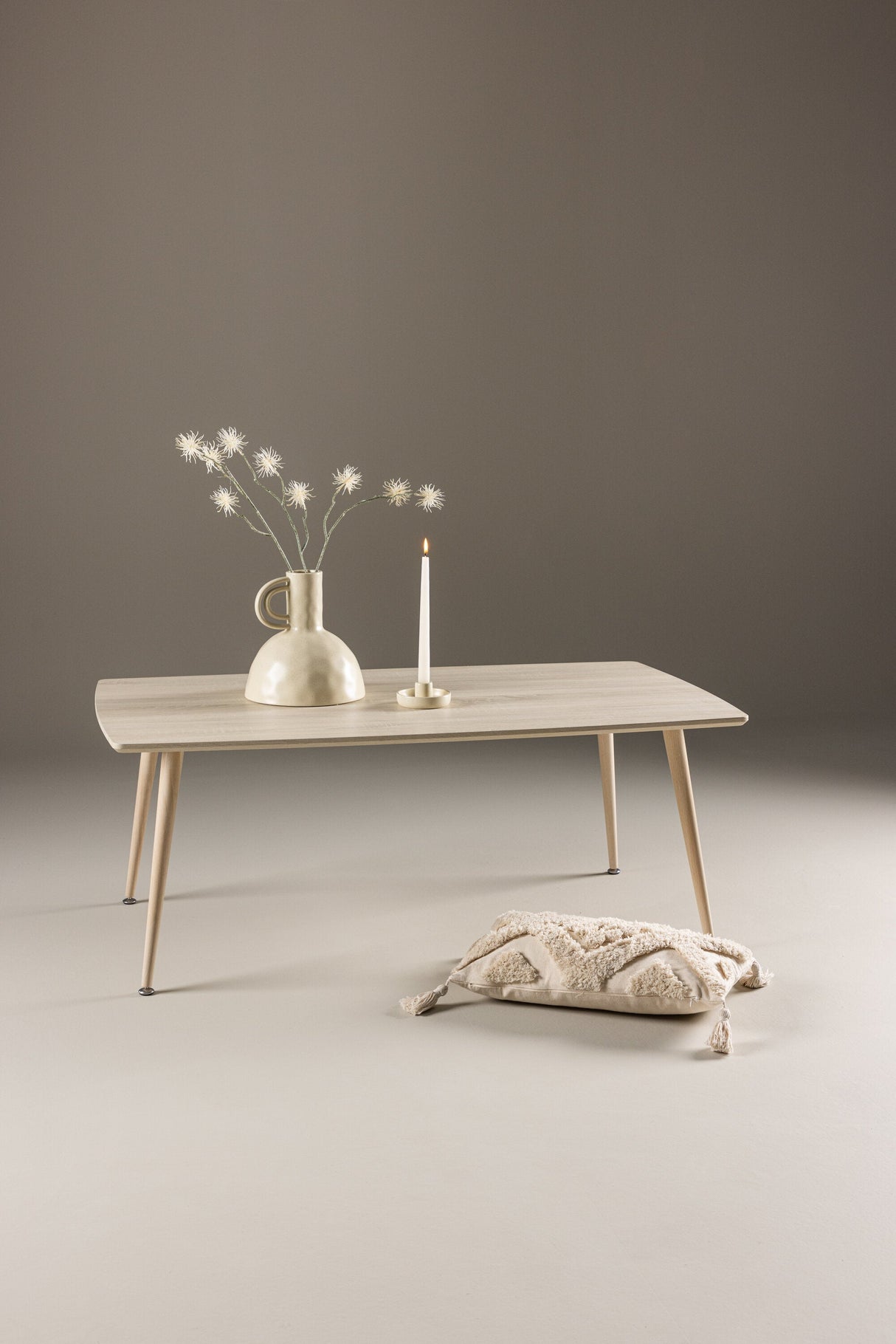 Plaza Couchtisch - white - wash/MDF - Couchtische - ALVAHOME