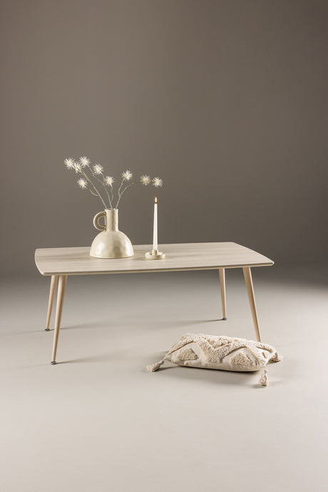 Plaza Couchtisch - white - wash/MDF - Couchtische - ALVAHOME