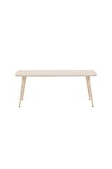 Plaza Couchtisch - white - wash/MDF - Couchtische - ALVAHOME