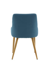 Plaza Esszimmerstuhl - blau/Polyester - Kord - Essstühle - ALVAHOME