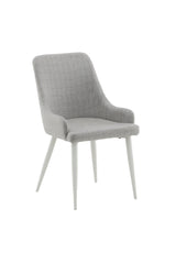 Plaza Esszimmerstuhl - grau/Polyester - Essstühle - ALVAHOME