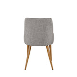 Plaza Esszimmerstuhl - grau/Polyester - Essstühle - ALVAHOME