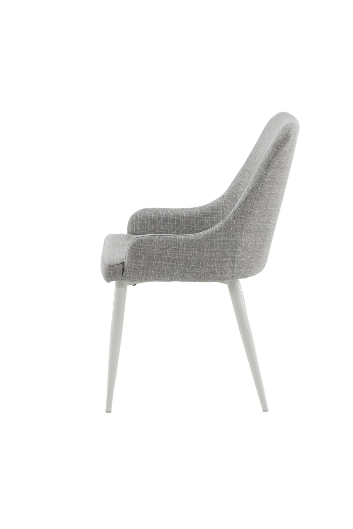 Plaza Esszimmerstuhl - grau/Polyester - Essstühle - ALVAHOME
