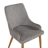 Plaza Esszimmerstuhl - grau/Polyester - Essstühle - ALVAHOME