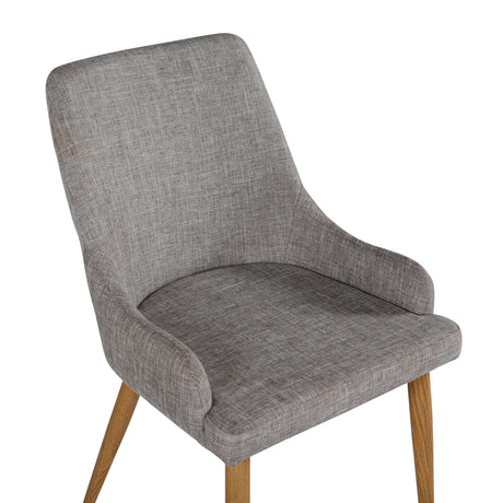 Plaza Esszimmerstuhl - grau/Polyester - Essstühle - ALVAHOME
