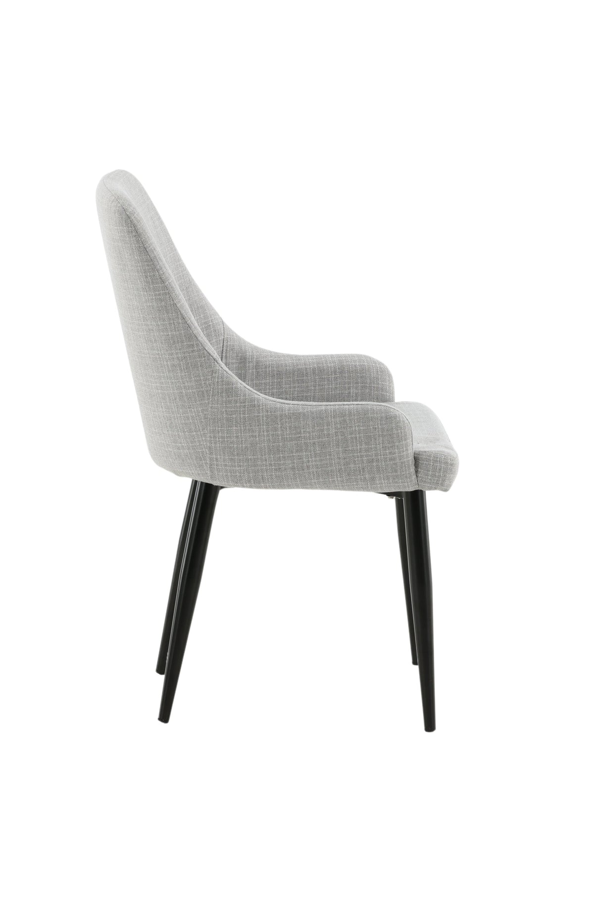 Plaza Esszimmerstuhl - grau/Polyester - Essstühle - ALVAHOME
