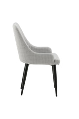 Plaza Esszimmerstuhl - grau/Polyester - Essstühle - ALVAHOME