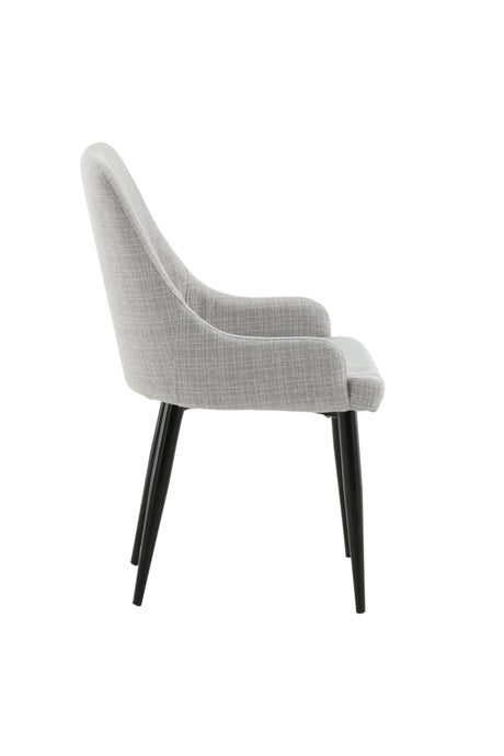 Plaza Esszimmerstuhl - grau/Polyester - Essstühle - ALVAHOME
