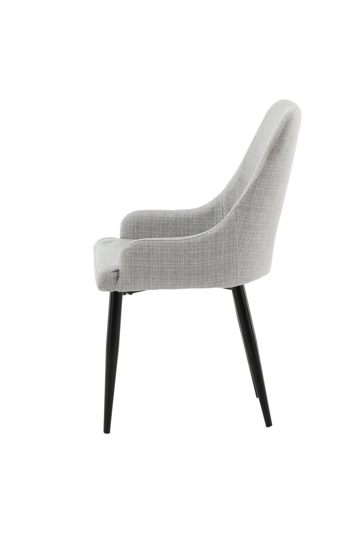 Plaza Esszimmerstuhl - grau/Polyester - Essstühle - ALVAHOME