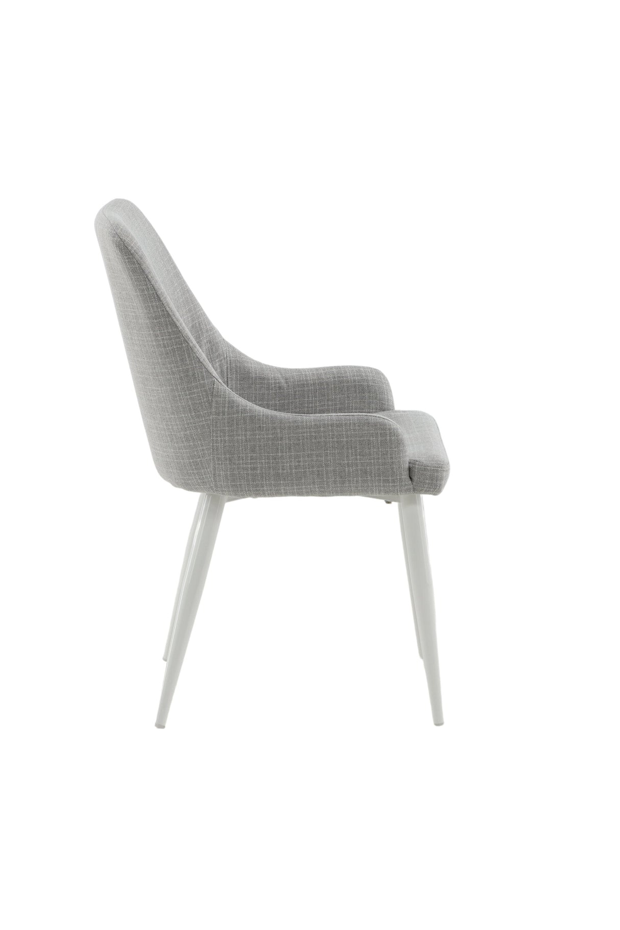 Plaza Esszimmerstuhl - grau/Polyester - Essstühle - ALVAHOME