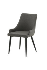 Plaza Esszimmerstuhl - grau/Polyester - Essstühle - ALVAHOME