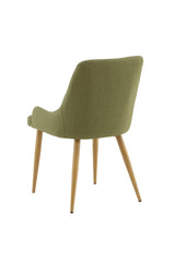Plaza Esszimmerstuhl - moosgrün/Polyester - Leinen - Essstühle - ALVAHOME