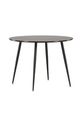 Plaza runder Esstisch - schwarz/MDF - Runde Esstische - ALVAHOME