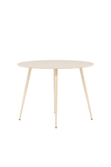 Plaza runder Esstisch - white - wash/MDF - Runde Esstische - ALVAHOME