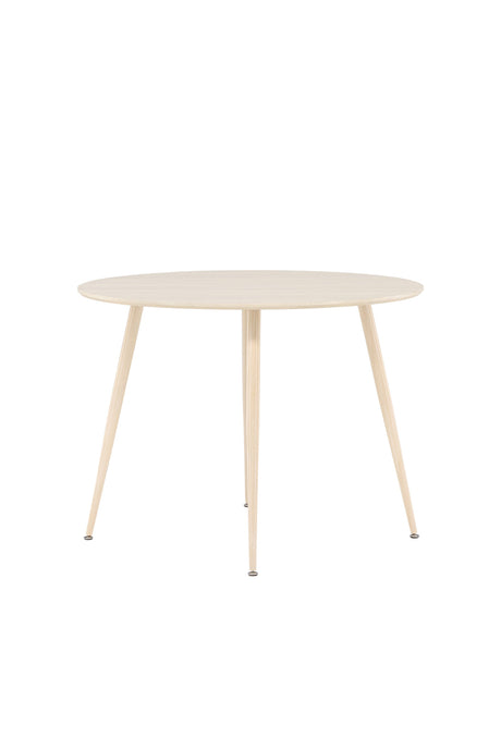 Plaza runder Esstisch - white - wash/MDF - Runde Esstische - ALVAHOME