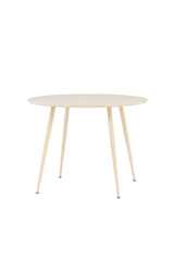 Plaza runder Esstisch - white - wash/MDF - Runde Esstische - ALVAHOME
