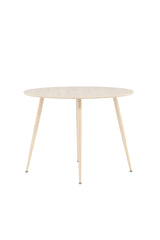 Plaza runder Esstisch - white - wash/MDF - Runde Esstische - ALVAHOME
