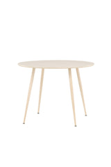 Plaza runder Esstisch - white - wash/MDF - Runde Esstische - ALVAHOME
