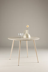 Plaza runder Esstisch - white - wash/MDF - Runde Esstische - ALVAHOME