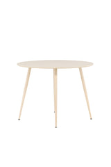 Plaza runder Esstisch - white - wash/MDF - Runde Esstische - ALVAHOME